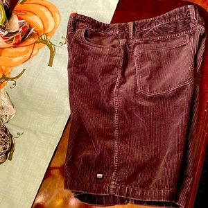 Corduroy surf style shorts, super soft and comfortable, size 38 waist. By Cova.